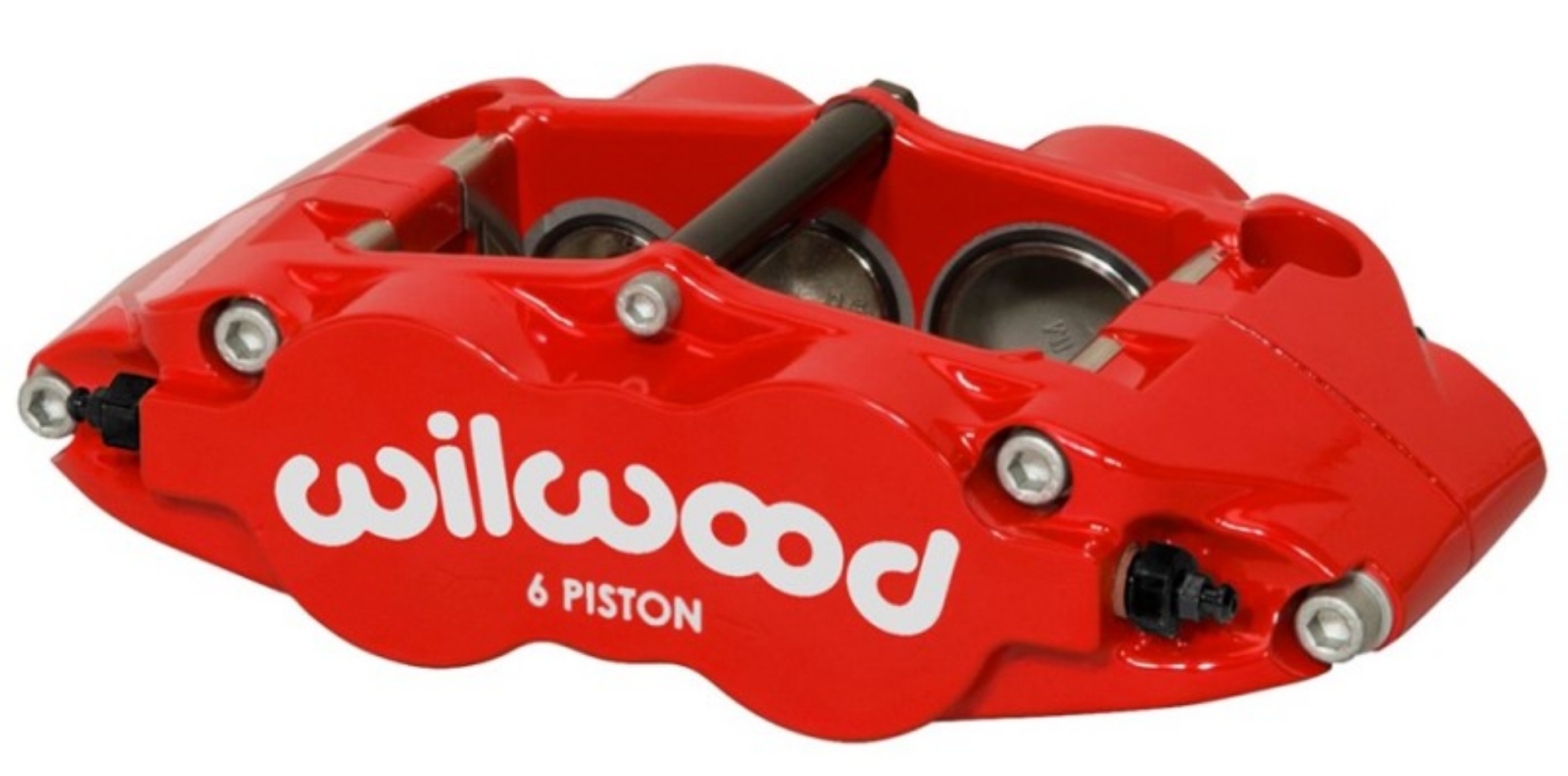 Picture of Wilwood Caliper Forged Narrow Superlite L-H FNSL6R-DS Dust Seal 1-62-1-12 1-10in Rotor Width - Red