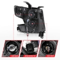 Picture of ANZO 2015-2020 Chevy Tahoe Projector Headlights Plank Style Chrome w-DRL