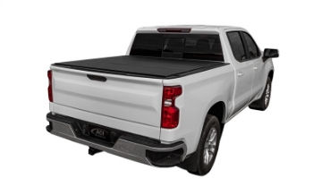 Picture of Access LOMAX Tri-Fold Cover 05-20 Nissan Frontier w- 5ft Bed - Black Urethane