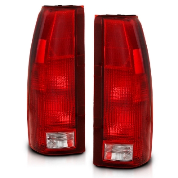 Picture of ANZO 1988-1999 Chevy C1500 Taillight Red-Clear Lens OE Replacement