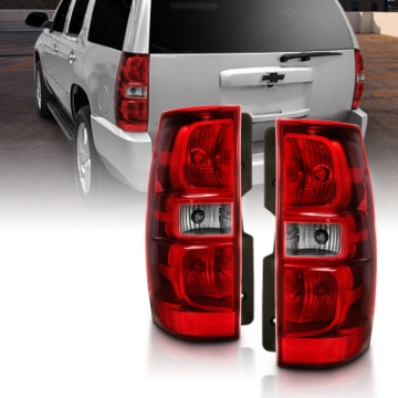 Picture of ANZO 2007-2014 Chevy Tahoe Taillight Red-Clear Lens OE Replacement