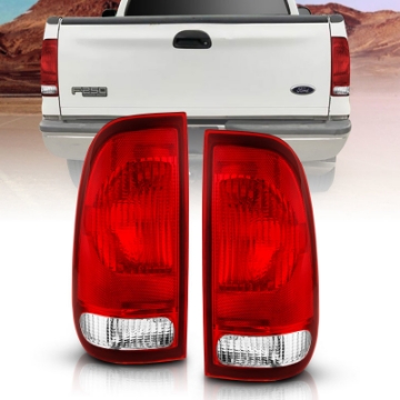 Picture of ANZO 1997-2003 Ford F-150 Taillight Red-Clear Lens OE Replacement
