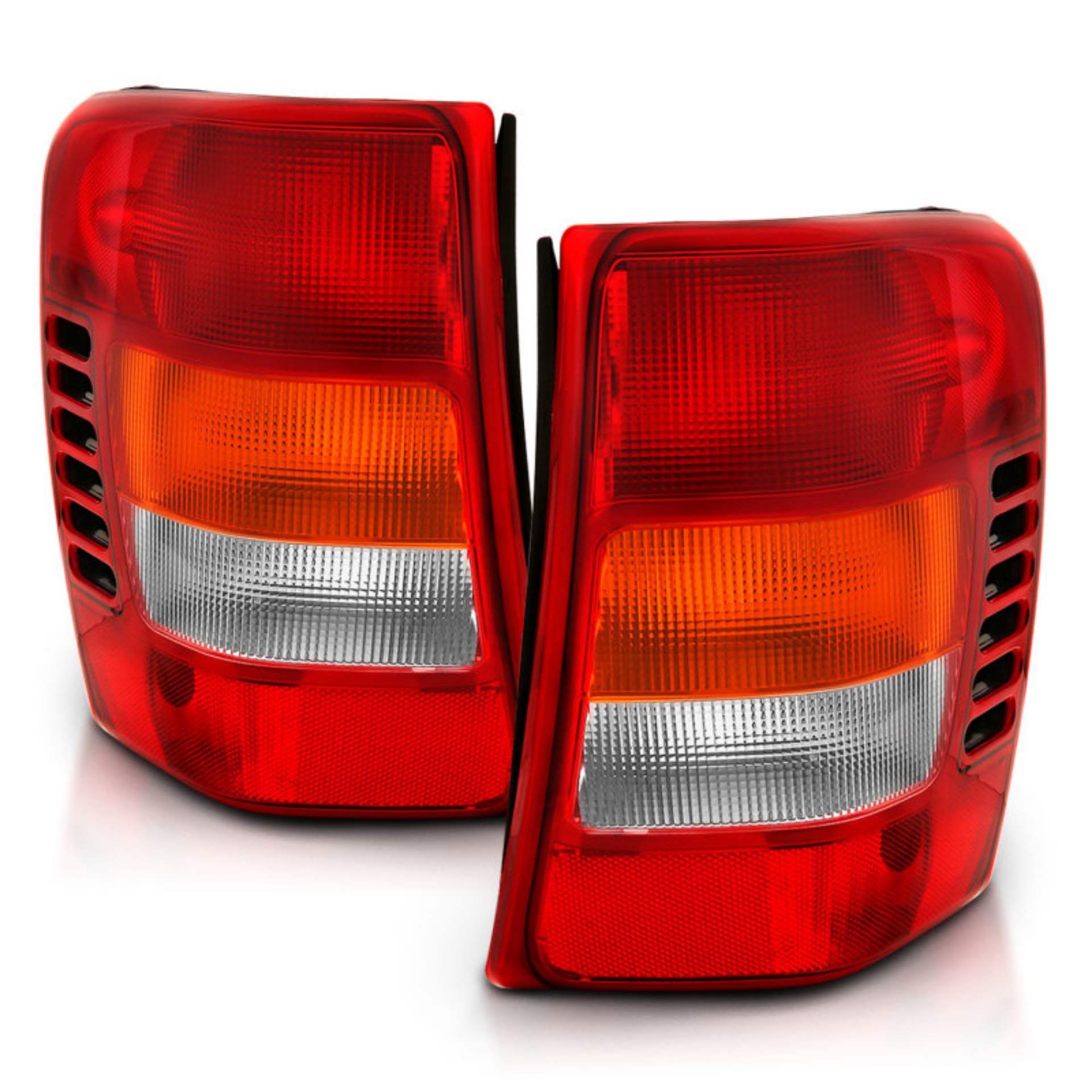 Picture of ANZO 1999-2004 Jeep Grand Cherokee Taillight Red-Clear Lens OE Replacement