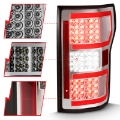 Picture of ANZO 2018-2019 Ford F-150 LED Taillight Chrome Red Light Bar w- Sequential