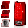 Picture of ANZO 2007-2014 Chevy Tahoe LED Taillight Plank Style Chrome With Red-Clear Lens