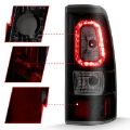 Picture of ANZO 1999-2002 Chevy Silverado 1500 LED Taillights Plank Style Black w-Smoke Lens