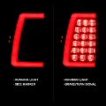 Picture of ANZO 1999-2002 Chevy Silverado 1500 LED Taillights Plank Style Chrome With Red-Clear Lens
