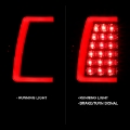 Picture of ANZO 2003-2006 Chevy Silverado 1500 LED Taillights Plank Style Black w-Clear Lens