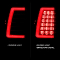 Picture of ANZO 2003-2006 Chevy Silverado 1500 LED Taillights Plank Style Chrome With Red-Clear Lens