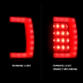 Picture of ANZO 1994-2001 Dodge Ram 1500 LED Taillights Plank Style Black w-Clear Lens