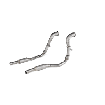 Picture of Akrapovic 2020+ Audi RS Q8 4M Link Pipe Set SS Catted Excl Models w-5C1 Option Code