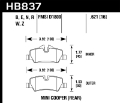 Picture of Hawk 14-19 Mini Cooper Blue 9012 Rear Motorsports Brake Pads