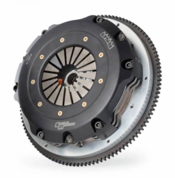 Picture of Clutch Masters 03-06 Nissan 350Z 3-5L FX850 Strapped Twin Disc Clutch Kit w-Aluminum Flywheel