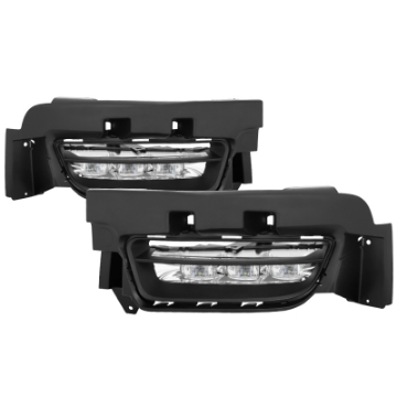 Picture of Spyder Dodge Charger 2015-2016 OEM LED Fog Lights W-Universal Switch- Clear FL-DCH2015-LED-C