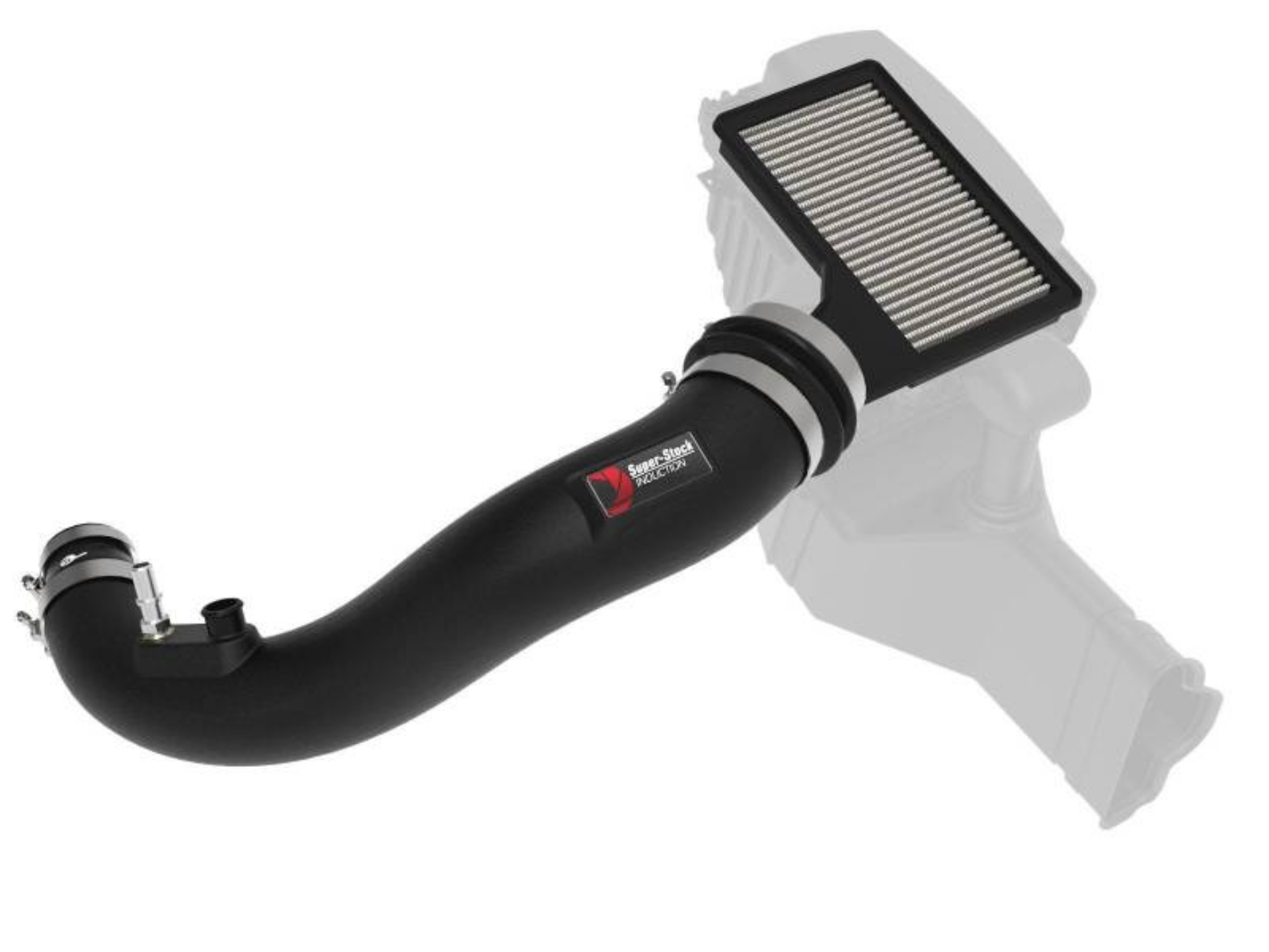 Picture of aFe Super Stock Induction System Pro Dry S Media 15-20 Ford Mustang L4-2-3L t