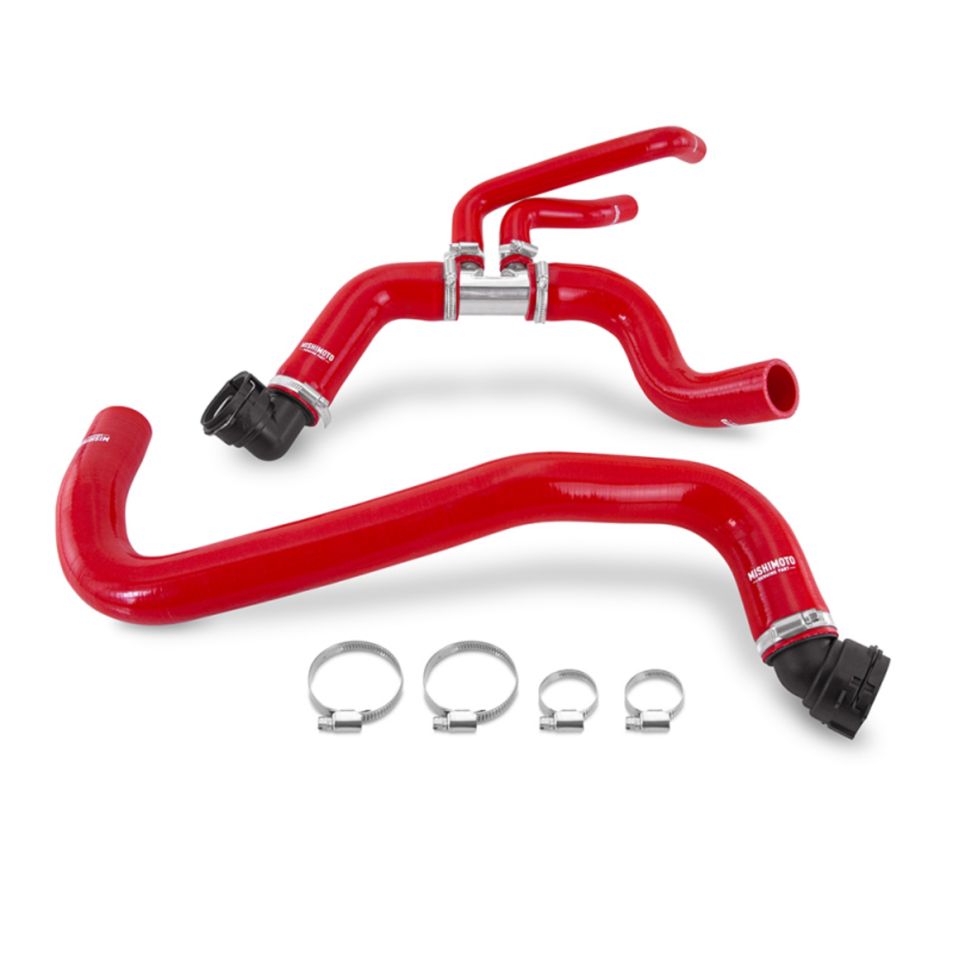 Picture of Mishimoto 11-14 Ford F-150 5-0L V8 Radiator Hose Kit - Red