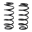 Picture of ARB - OME 18-20 Jeep Wrangler JL Coil Spring Set Rear 2in Lift