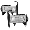 Picture of xTune Dodge Dakota 1997-2004 - Durango 1998-2004 OEM Style Headlights - Chrome HD-JH-DDAK97-C