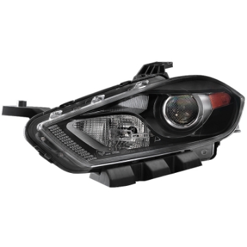 Picture of xTune Dodge Dart 13-15 Driver Side Projector Headlight - OEM Left - Black HD-JH-DDART13-H-OE-L