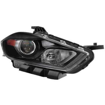 Picture of xTune Dodge Dart 13-15 Passenger Side Projector Headlight - OEM Right - Black HD-JH-DDART13-H-OE-R