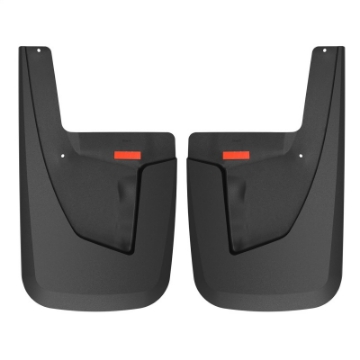 Picture of Husky Liners 19-22 RAM 2500-3500 w-o OEM Fender Flares Custom Rear Mud Guards - Black