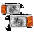 Picture of xTune Ford Bronco F150 F250 F350 F450 1987-1991 OEM Style Headlights - Chrome HD-JH-FB87-OE-C