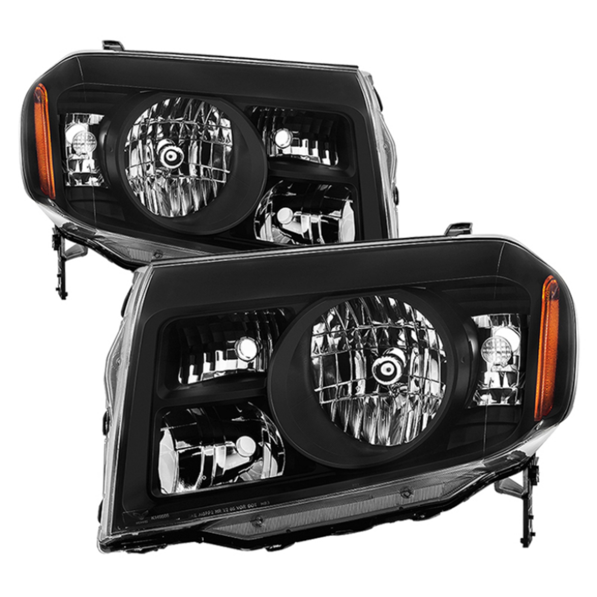 Picture of xTune Honda Pilot 2009-2011 OEM Style Headlights - Black HD-JH-HPIL09-AM-BK