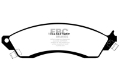 Picture of EBC 85-88 Chevrolet Camaro 3rd Gen 2-8 Performance Package Bluestuff Front Brake Pads