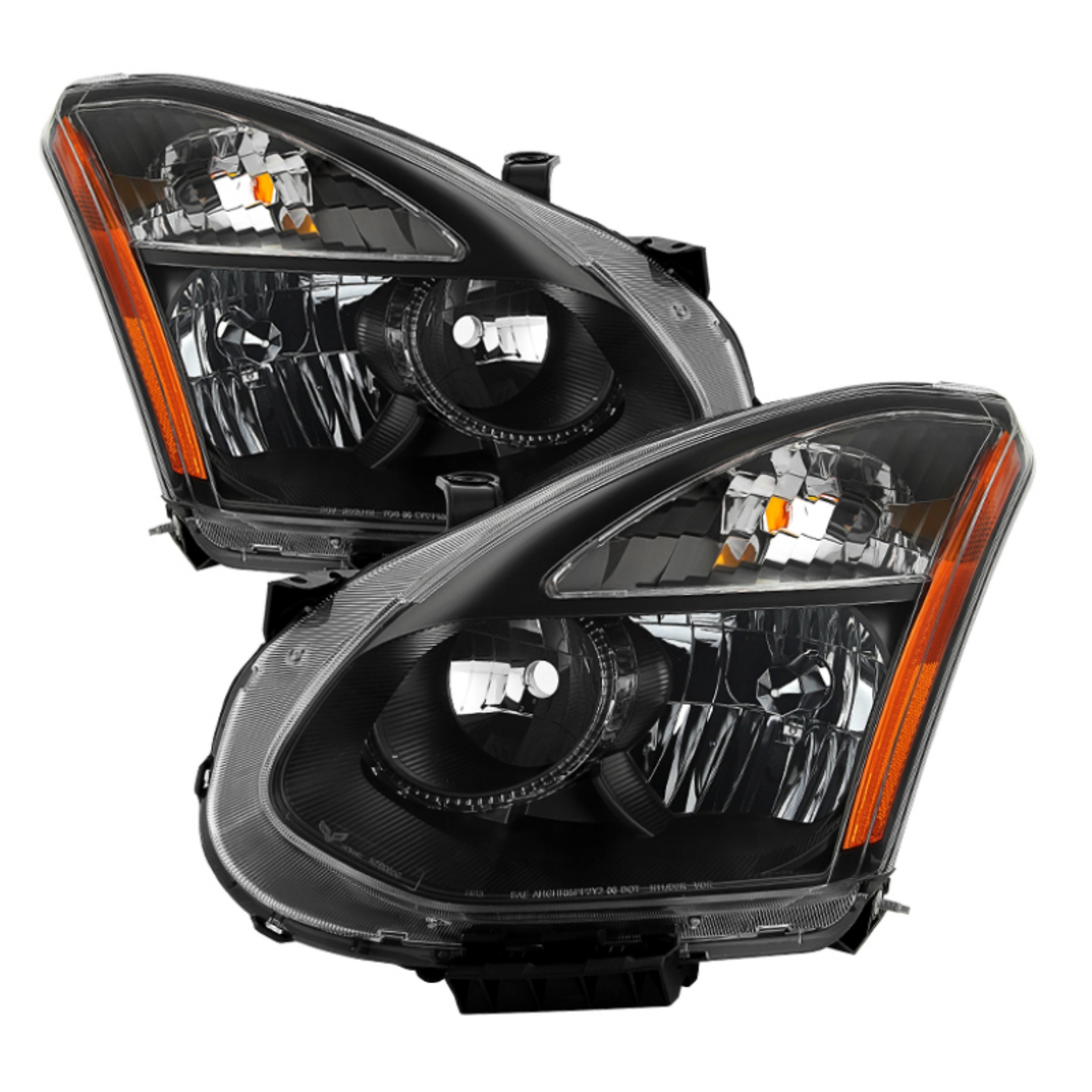 Picture of xTune Nissan Rogue 08-14 Halogen Model Only OEM Style Headlights-Black HD-JH-NROG08-AM-BK