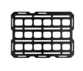 Picture of BuiltRight Industries 10in x 7-5in Tech Plate Steel Mounting Panel - Black