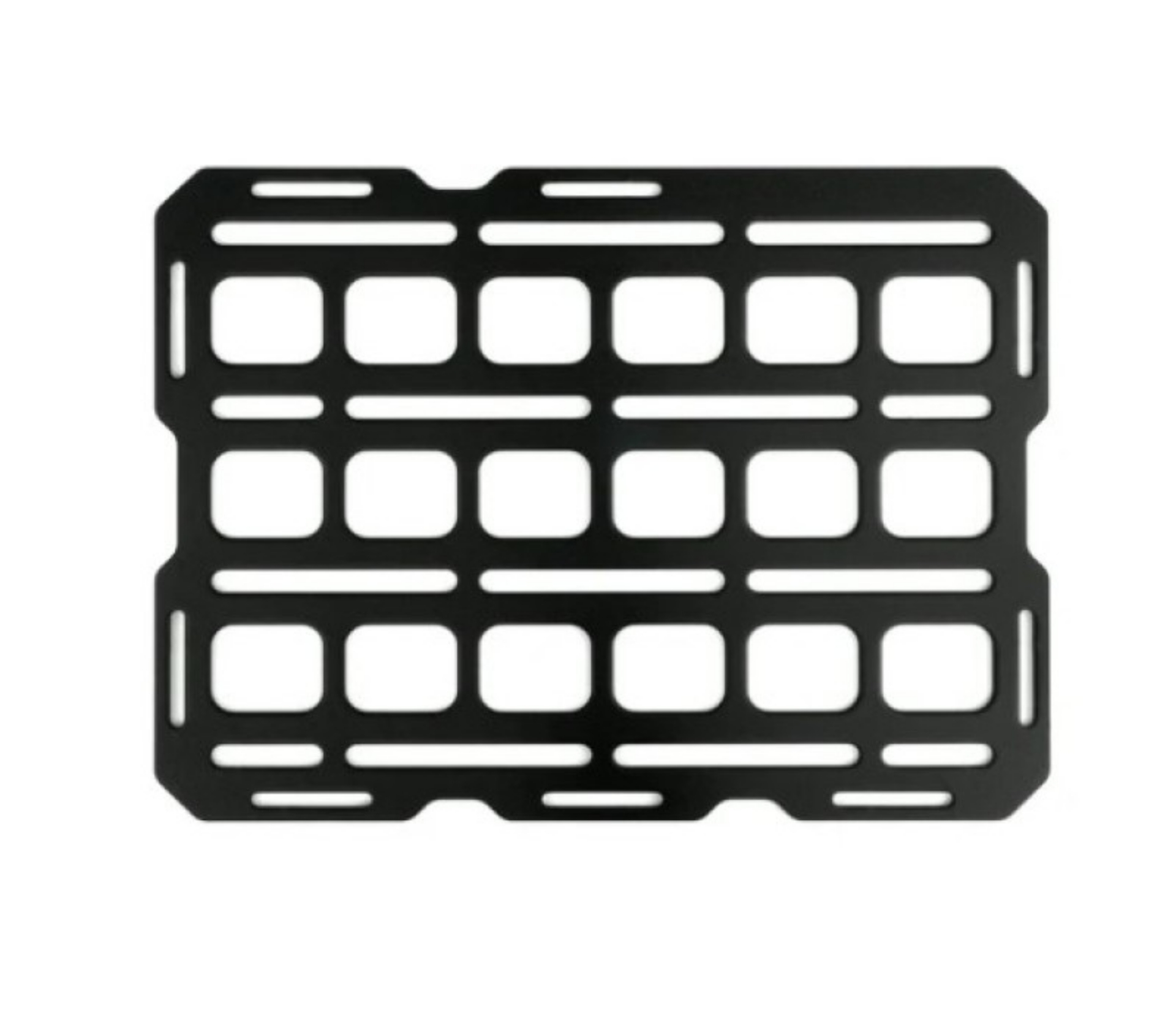 Picture of BuiltRight Industries 10in x 7-5in Tech Plate Steel Mounting Panel - Black