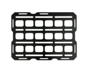 Picture of BuiltRight Industries 10in x 7-5in Tech Plate Steel Mounting Panel - Black