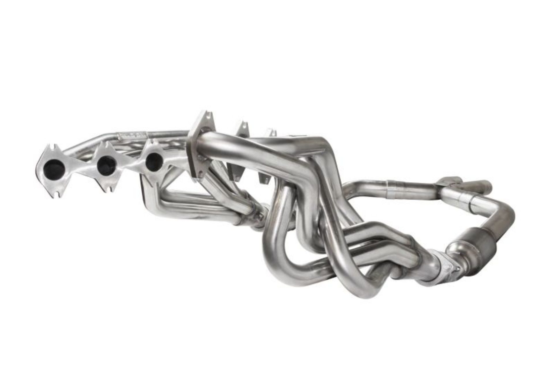 Picture of Kooks 05-10 Ford Mustang GT Shelby GT Bullitt 1-5-8 x 2-1-2 3V Header & Green Catted X-Pipe Kit
