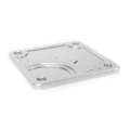 Picture of BuiltRight Industries 2020 Jeep Gladiator Bed Plug Plate Cover Alum - Silver