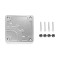 Picture of BuiltRight Industries 2020 Jeep Gladiator Bed Plug Plate Cover Alum - Silver