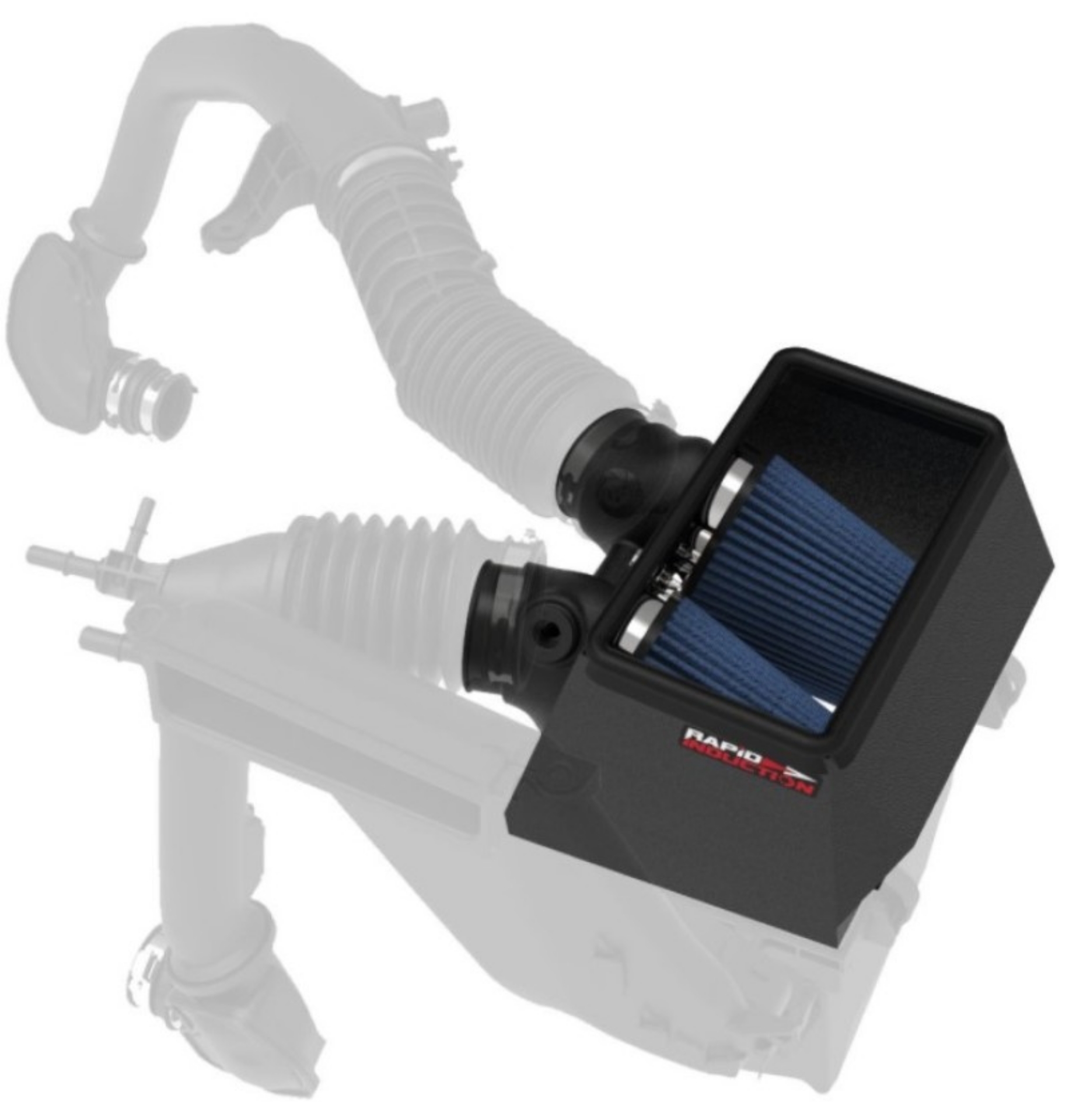 Picture of Rapid Induction Cold Air Intake System w-Pro 5R Filter 19-20 Ford Edge V6 2-7L tt