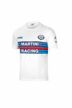 Picture of Sparco T-Shirt Martini-Racing XS White