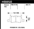 Picture of Hawk DTC-80 14-19 Porsche 911 Rear Race Brake Pads