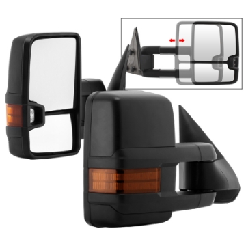 Picture of xTune Chevy Silverado 99-06 G2 LED Signal Telescoping Mirror - SET MIR-CS03S-G2-MA-AM-SET