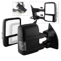 Picture of xTune Ford SuperDuty 08-15 Extendable Heated Mirrors w- LED Signal Smoke MIR-FDSD08S-PW-SM-SET