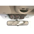 Picture of Autometer 99-07 Ford Super Duty - 03-07 Dodge Ram Black Triple Overhead Console Pod