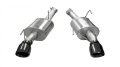 Picture of Corsa 2005-2010 Ford Mustang Shelby GT500 5-4L V8 Black Xtreme Axle-Back Exhaust