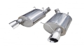 Picture of Corsa 2011-2012 Ford Mustang Shelby GT500 5-4L V8 Polished Sport Axle-Back Exhaust