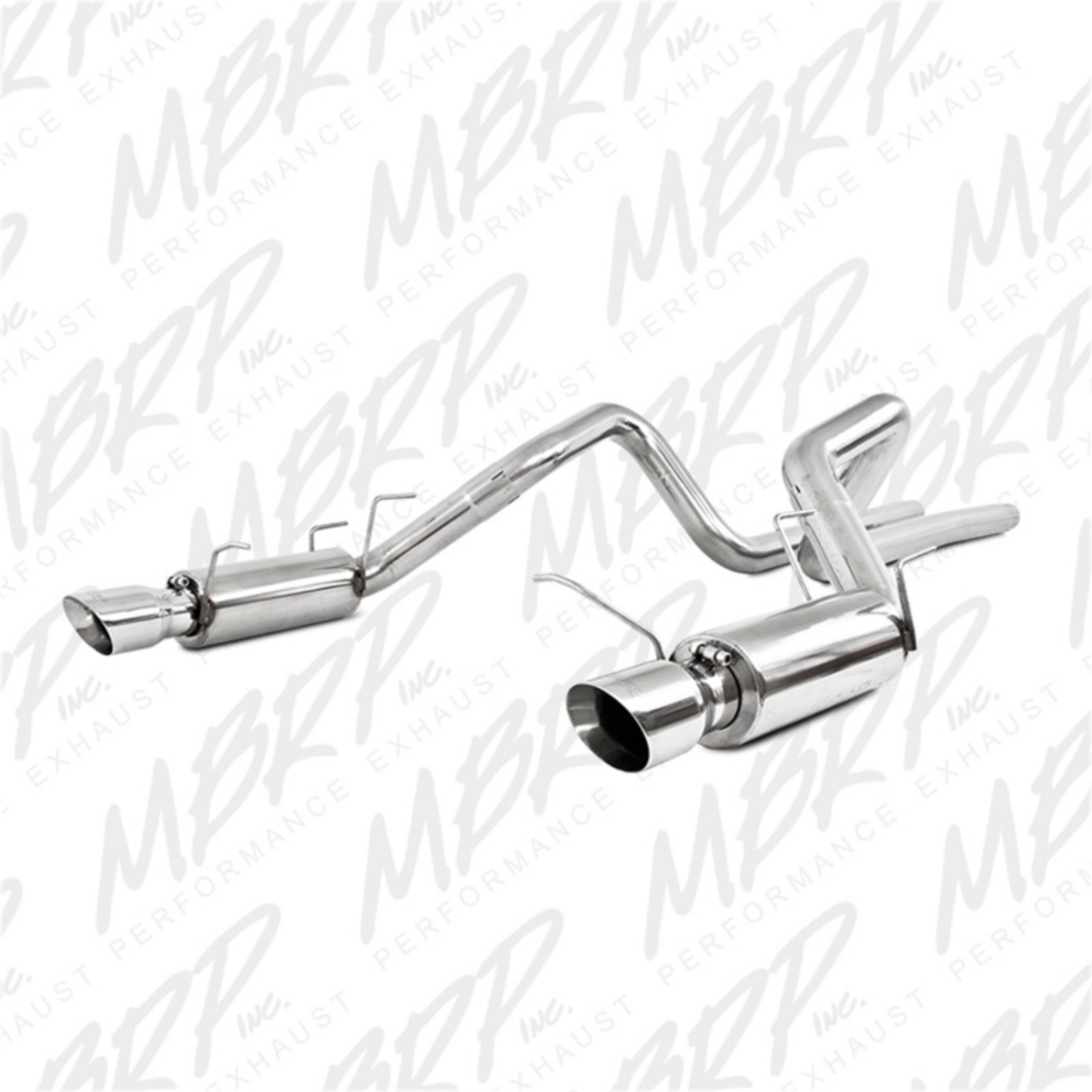 Picture of MBRP 11-12 Ford Shelby GT 500 T304 3in Cat Back Dual Split Rear Race Version 4-5in Tips