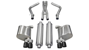 Picture of Corsa 11-14 Dodge Charger R-T 5-7L V8 Black Sport Cat-Back Exhaust