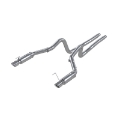 Picture of MBRP 05-09 Ford Shelby GT500 - GT Dual Split Rear Race Version, T409 4in Tips Exhaust System