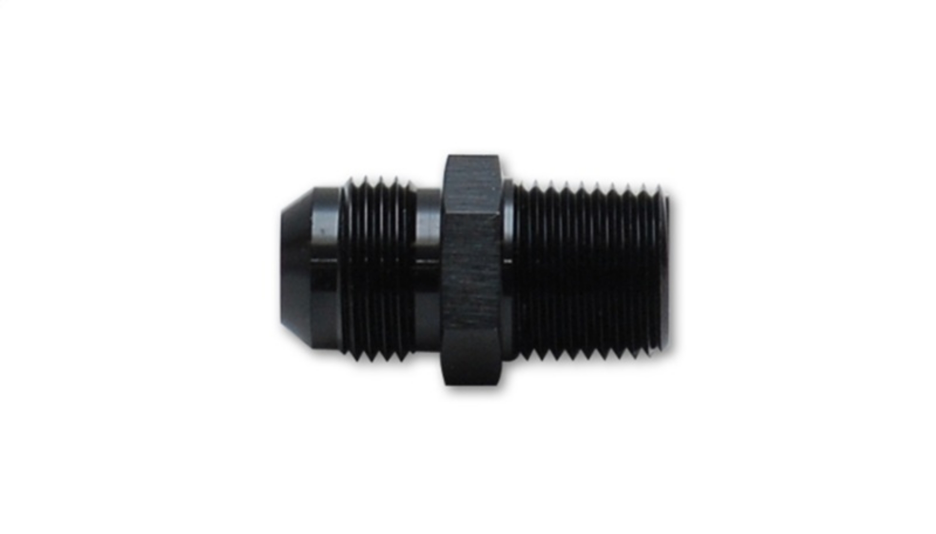 Picture of Vibrant -6AN to 3-8in NPT Straight Adapter Fitting - Aluminum
