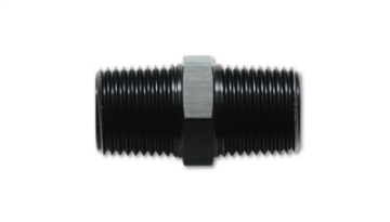 Picture of Vibrant 1-8in NPT x 1-8in NPT Straight Union Pipe Adapter Fitting - Aluminum