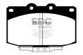 Picture of EBC 86-89 Mazda RX7 2-4 1-3 RotaryVented Rear Rotors Bluestuff Front Brake Pads