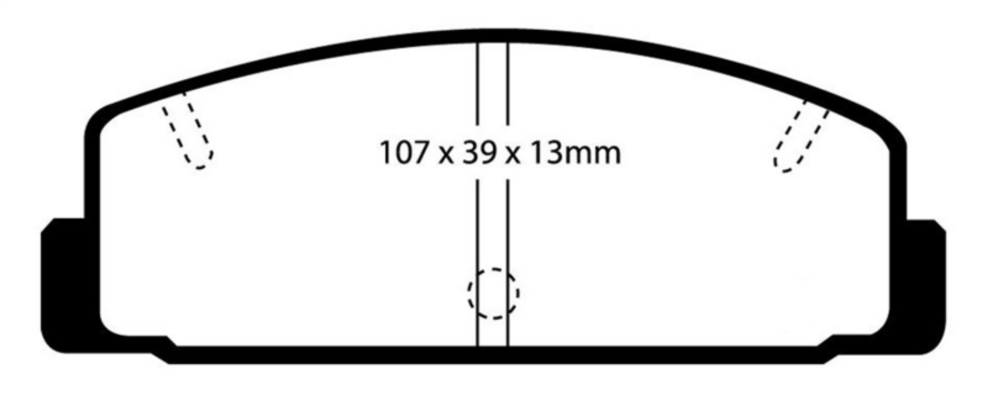 Picture of EBC 86-89 Mazda RX7 2-4 1-3 RotaryVented Rear Rotors Bluestuff Rear Brake Pads